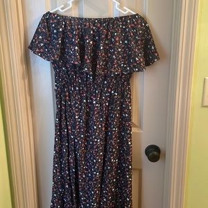 Jumpsuit strapless bell-bottom